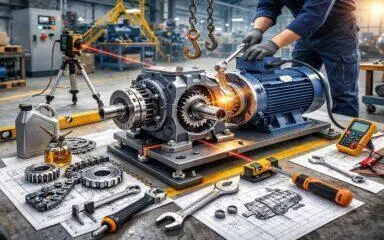 راهنمای نصب و راه‌اندازی موتور گیربکس صنعتی