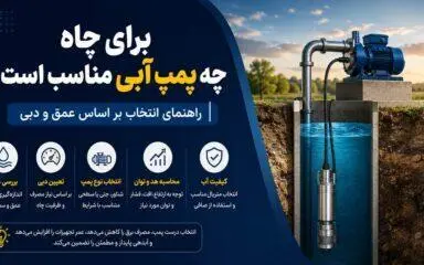  برای چاه های آب کدام نوع پمپ مناسب است؟